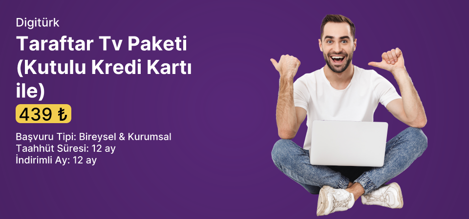 Taraftar Tv Paketi (Kutulu Kredi Kartı ile)