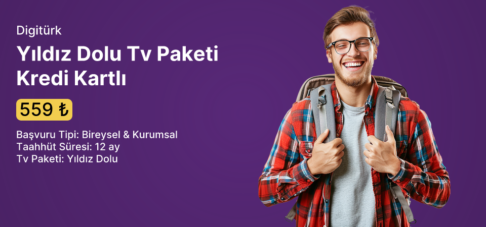 Yıldız Dolu Tv Paketi Kredi Kartlı