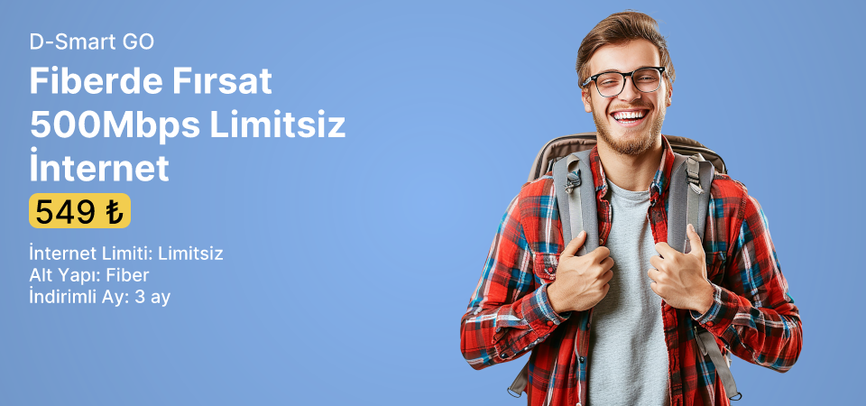 Fiberde Fırsat 500Mbps Limitsiz İnternet