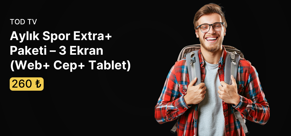 Aylık Spor Extra+ Paketi – 3 Ekran (Web+ Cep+ Tablet)