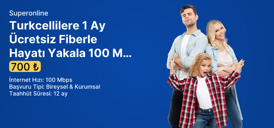 Turkcellilere 1 Ay Ücretsiz Fiberle Hayatı Yakala 100 Mbps