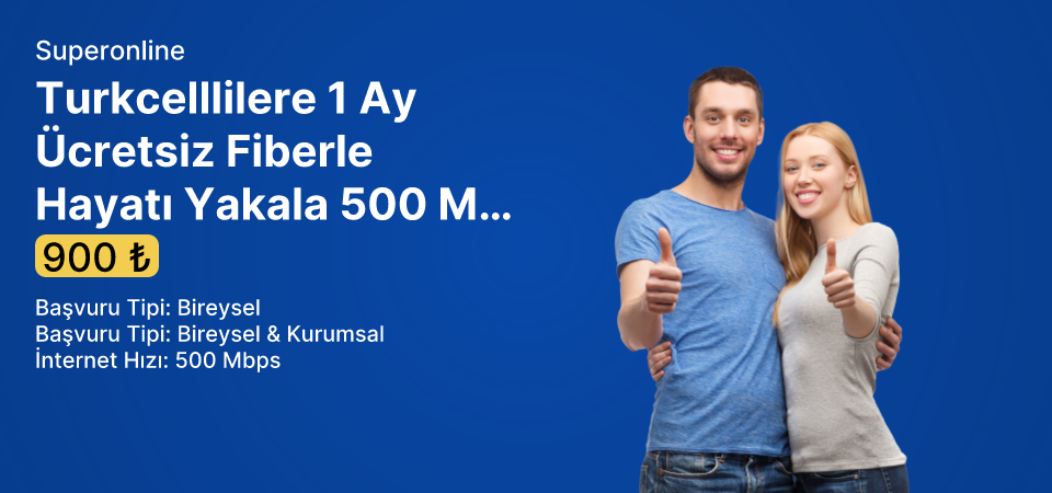 Turkcellilere 1 Ay Ücretsiz Fiberle Hayatı Yakala 500 Mbps