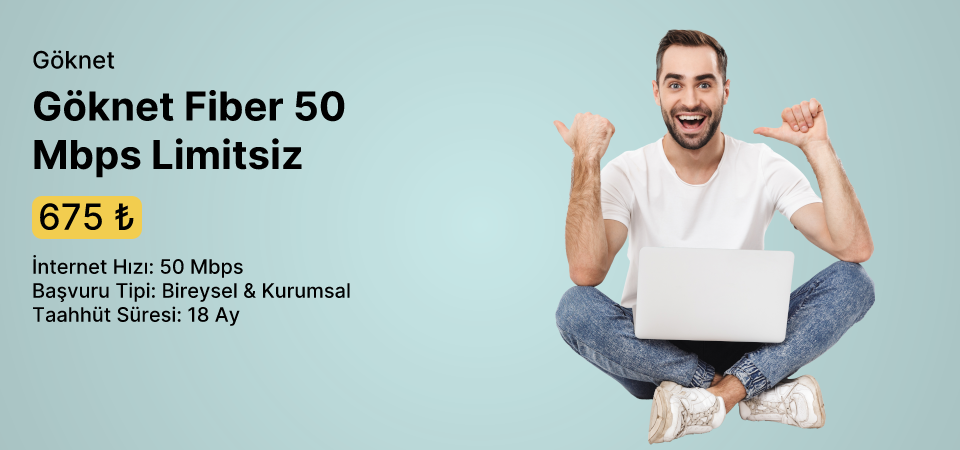 Göknet Fiber 50 Mbps Limitsiz