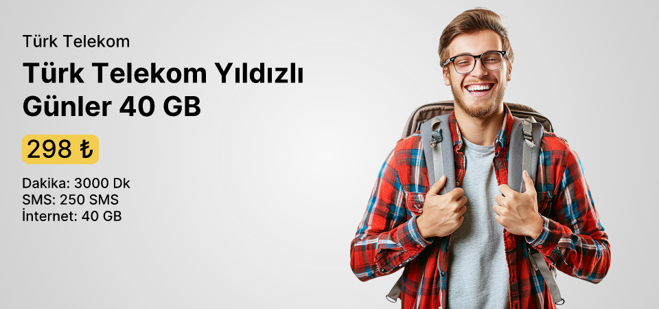 Türk Telekom Yıldızlı Günler 40 GB 